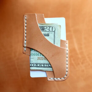 Leather card and cash holder by Rose Anvil.