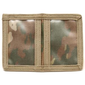 Nylon card wallet with camo pattern by Spec-Ops brand.