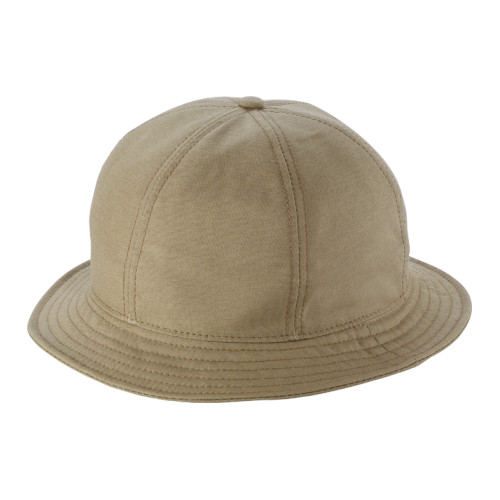 Beige canvas tennis bucket hat.